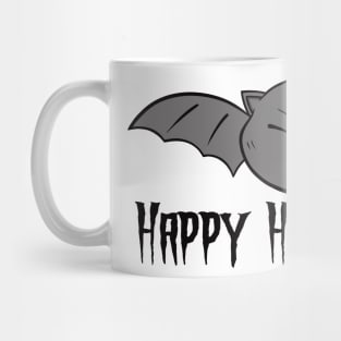 Happy Halloween Cat Bat Mug